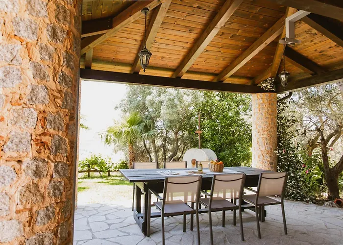 Calami - Romeo - Private With Pool, Seaview & Olive Grove בית נופש Santa Caterina Dello Ionio Marina